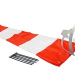 Airport-Windsock-Corporation-8-X-36-Orange-and-White-Windsock-and-8-Aluminum-Frame-Combo-USA-Made-0