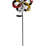 Alpine-Corporation-YCC212SLR-Solar-Metal-Windmill-with-Ball-Multicolor-0
