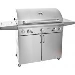 American-Outdoor-Grill-36-Inch-Propane-Gas-Grill-On-Cart-with-Rotisserie-Side-Burner-0