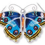 Amia-Blue-Pansy-Butterfly-Hand-Painted-Glass-Suncatcher-10-12-Inch-0