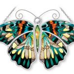 Amia-Butterfly-Hand-Painted-Glass-Suncatcher-Multicolored-10-12-Inch-0