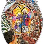 Amia-Oval-Suncatcher-with-Baby-Jesus-and-Nativity-Design-Hand-Painted-Glass-6-12-Inch-by-9-Inch-0