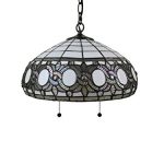 Amora-Lighting-AM298HL16-16-Inches-Wide-Tiffany-Style-White-Hanging-Lamp-16-0-0