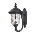 Armstrong-2-Light-Outdoor-Wall-Lighting-Frame-Finish-Black-Size-195-H-x-10-W-0