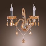 Artisitc-Wall-Light-with-2-Lights-Candle-Style-Amber-Crystal-A-0-0