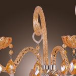 Artisitc-Wall-Light-with-2-Lights-Candle-Style-Amber-Crystal-A-0-2