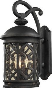 Artistic-Lighting-420612-2-Light-Outdoor-Sconce-In-Weathered-Charcoal-And-Clear-Seeded-Glass-0