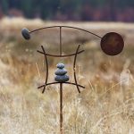 Aura-Life-Zen-Garden-Spinner-Kinetic-Wind-Sculpture-Balanced-Arch-Yard-Decor-with-Rock-Cairn-and-Stake-Relaxing-Metal-Art-Wind-Vane-Sculptures-Handmade-in-The-USA-0-0