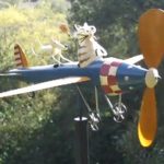 Aviator-Cat-Mouse-Kinetic-Garden-Art-Sculpture-Wind-Spinner-Outdoor-Vintage-Style-Airplane-0-0
