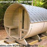 Barrel-Sauna-Kit-BZBCabinscom-W29-4-Person-Outdoor-Sauna-With-Harvia-M3-Wood-Burning-Heater-0