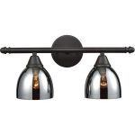 Bathroom-Vanity-2-Light-with-Oil-Rubbed-Bronze-Finish-Chrome-Plated-Medium-Base-18-inch-120-Watts-World-of-Lamp-0