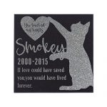 Be-Burgundy-Personalized-Memorial-Pet-Stone-You-Touched-Our-Hearts-Premium-Granite-Cat-Marker-Grave-6-0