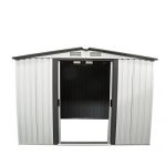 Bestmart-INC-New-6-x-8-Outdoor-Steel-Garden-Storage-Utility-Tool-Shed-Backyard-Lawn-Building-Garage-with-Sliding-Door-0-0