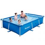 Bestway-118-x-79-x-26-Inches-871-Gallon-Deluxe-Splash-Frame-Kids-Swimming-Pool-0-1