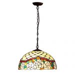 Bieye-L10570-16-inches-Jeweled-Rose-Tiffany-Style-Stained-Glass-Ceiling-Pendant-Fixture-0