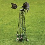 Bits-and-Pieces-4-Windmill-Wind-Spinner-48-Weather-Resistant-Obelisk-made-of-Powder-Coated-Steel-Perfect-Outdoor-Lawn-and-Garden-Dcor-0-0