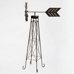 Bits-and-Pieces-4-Windmill-Wind-Spinner-48-Weather-Resistant-Obelisk-made-of-Powder-Coated-Steel-Perfect-Outdoor-Lawn-and-Garden-Dcor-0-1