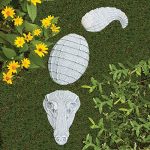 Bits-and-Pieces-Alligator-Garden-Stones-3-pc-Garden-Dcor-for-Lawn-Patio-or-Yard-Durable-Polyresin-Garden-Stones-0-0