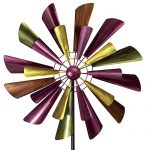 Bits-and-Pieces-Autumn-Palette-Wind-Spinner-28-in-Diameter-Two-Level-Kinetic-Windspinner-Unique-Outdoor-Lawn-and-Garden-Dcor-0-1