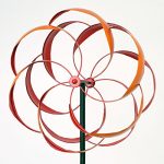 Bits-and-Pieces-Flower-Wind-Spinner-Magnificent-65-Inch-Weather-Resistant-Metal-Beautiful-Outdoor-Lawn-and-Garden-Dcor-0