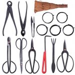 Bonsai-Tool-Set-Carbon-Steel-10-pc-Kit-Cutter-Scissors-Shears-Tree-WNylon-Case-0-0