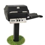 Broilmaster-H4-Grill-Package-Includes-2-Piece-Black-In-Ground-and-Side-Shelf-Post-Natural-Gas-0