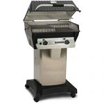 Broilmaster-R3b-Infrared-Combination-Propane-Gas-Grill-On-Stainless-Steel-Cart-0