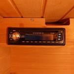Buena-Vista-SA2402-1-Person-Infrared-Sauna-with-5-Carbon-Heaters-Ergonomic-Back-Rests-EZ-Touch-Control-Panel-Recessed-Interior-Lighting-and-Sound-System-with-CD-player-and-AUX-MP3-Connection-0-1