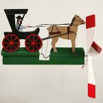 CHSGJY-Handcrafted-Antique-Garden-Amish-Horse-and-Buggy-Whirligig-Handmade-Handpainted-Wood-Wind-Spinner-Outdoor-Art-Yard-Stake-Hand-Home-Living-Decor-0