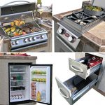 Cal-Flame-3-Piece-Outdoor-Kitchen-Island-e3100-Island-with-4-Burner-Built-in-Grill-30-Double-Access-Stainless-Steel-Door-Refrigerator-with-Two-Tone-Tile-and-Ameristucco-Base-with-Lights-0-2