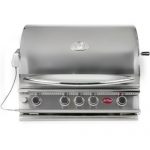 Cal-Flame-BBQ13874CP-4-Burner-Built-In-Stainless-Steel-Propane-Gas-Convection-Grill-with-infrared-Rotisserie-0-0