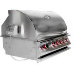 Cal-Flame-BBQ13874CP-4-Burner-Built-In-Stainless-Steel-Propane-Gas-Convection-Grill-with-infrared-Rotisserie-0-1