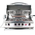 Cal-Flame-BBQ13874CP-4-Burner-Built-In-Stainless-Steel-Propane-Gas-Convection-Grill-with-infrared-Rotisserie-0