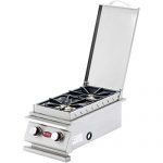 Cal-Flame-BBQ14899P-BBQ13899P-Deluxe-Double-Side-Burner-LP-WNG-Conversion-KIT15000-BTU-Stainless-Steel-Wok-Cooking-with-Removable-Cover-0