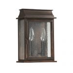 Capital-Lighting-9661OB-Bolton-2-Light-11-Inch-Exterior-Wall-Mount-Old-Bronze-Finish-with-Seedy-Glass-0