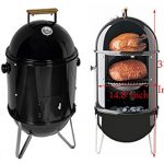 Charcoal-Smoke-Grill-Meat-Chicken-Hamsausage-Cooking-BBQ-Pation-Smooker-Cooker-Item210042-0-0