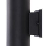 Cloudy-Bay-LOWLUD418850BK-LED-outdoor-wall-fixture18W-1260lumens-5000K-daylightUp-and-down-porch-lightBlack-0-2