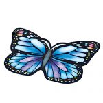 Collections-Etc-Colorful-Vibrant-Butterfly-Shaped-Rubber-Outdoor-Door-Mat-0