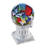 Collections-Etc-Solar-Patriotic-Floral-Butterfly-Garden-Gazing-Ball-on-Grecian-Column-Outdoor-Decoration-0