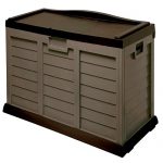 Comforter-Storage-Bench-for-Indoor-and-Outdoor-103-Gallon-Mocha-Brown-Plastic-Garden-Storage-Box-Pool-Storage-Patio-Deck-Box-E-Book-0-0