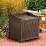 Cosmic-Furniture-Contemporary-Wicker-Design-Patio-Outdoor-Resin-Small-Storage-Seat-Deck-Box-with-Sturdy-Resin-Construction-and-Hassle-Free-Maintenance-in-Mocha-Brown-0