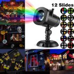 Cosway-Projector-Lamp-Night-Light-New-Design-House-Garden-Lighting-Show-with-Homdox-12-Replaceable-Lens-Colorful-Patterns-for-Party-Christmas-Halloween-Wedding-Celebration-0-0