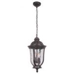 Craftmade-Z6011-92-Hanging-Lantern-with-Clear-Water-Glass-Shades-Bronze-Finish-0-0