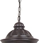 Craftmade-Z6011-92-Hanging-Lantern-with-Clear-Water-Glass-Shades-Bronze-Finish-0