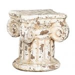 Creative-Co-op-HD5916-Distressed-Cream-Terracotta-Column-Pedestal-0