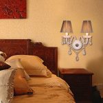 Crystal-Wall-Light-with-2-Lights-in-White-Fabric-Shade-A-0-1