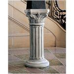 Design-Toscano-Athena-Corinthian-Furniture-Pedestal-Column-Plant-Stand-33-Inch-Polyresin-Antique-Stone-0-0