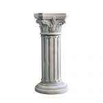 Design-Toscano-Athena-Corinthian-Furniture-Pedestal-Column-Plant-Stand-33-Inch-Polyresin-Antique-Stone-0