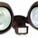 Designers-Edge-L6002BR-180-Degree-Twin-Head-Motion-Activated-Security-Flood-Light-with-Bulb-Shields-Bronze-150-watt-0