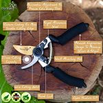 Doolini-Nature-Professional-Pruning-Shears-Bypass-Garden-Shears-Drop-Forged-Hand-Pruners-with-Ergonomic-Comfort-Grip-Safety-Lock-0-1